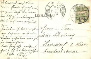 1907 Pozsony, Pressburg, Bratislava; várrom. Divald Károly 1039. / Schlossruine / castle ruins