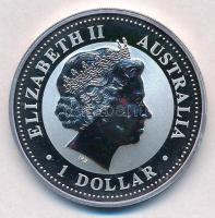 Ausztrália 1999. 1$ Ag "Kacagójancsi" (1oz/0.999) T:PP 
Australia 1999. 1 Dollar Ag &quot...