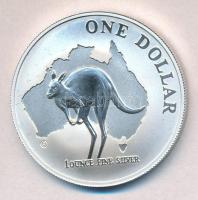Ausztrália 2000. 1$ Ag "Kenguru" T:1
Australia 2000. 1 Dollar Ag "Kangaroo" C:U...
