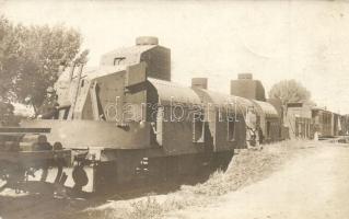 Első világháborús osztrák-magyar páncélvonat / Panzerzug / WWI K.u.k. military panzer train (armored train). photo (EK)