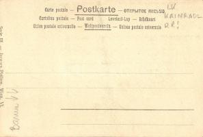 Art Nouveau, floral lady. Serie III. Jacques Philipp, Wien VI. litho s: Leo Kainradl