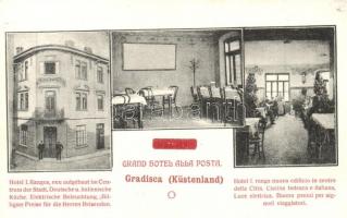 1910 Gradisca, Gradiska (Küstenland); Grand Hotel alla Posta / hotel interior