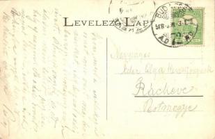 1918 Királyháza, Koroleve; Vasúti vendéglő és tiszti lak, vasútállomás, Várhegy. Kiadja Gödör Gyula ...