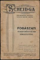 Fogászati nemesfémötvözetek ismertetése. Bp., én.,Scheidga Nemesfém Művek, (Müller és Berger Nyomda-...