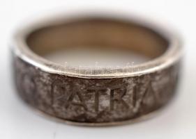 1914 "Pro Patria 1914" feliratú fém gyűrű, méret: 55 /
World War I iron rings with "...