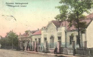 1915 Sárbogárd, Főszolgabírói lak. Freireich Adolf kiadása