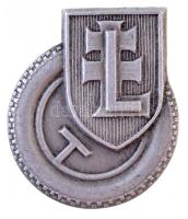 ~1940. Gyorslevente jelvény fém gomblyukjelvény (23,5x20mm) T:1- / Hungary ~1940. Levente qualification badge for motorised troops metal button badge (23,5x20mm) C:AU Sallay 194.