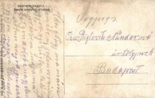 Besztercebánya, Banská Bystrica; Mátyás király tér és vár / square with castle  (fl)