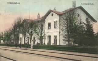 1915 Tőketerebes, Trebisov; vasútállomás / Bahnhof / railway station