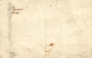 ~1910 Magyar Királyi Államvasutak 459.052-es sorszámú IV/400 B7 tehervonati szerkocsis gőzmozdonya v...