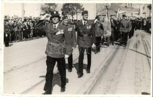 1940 Nagyvárad, Oradea; bevonulás, honvédek / entry of the Hungarian troops. photo