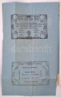 Bécs 1806. Udvari leirat a Bécsi városi bankócédulák 25, 50 és 100G-es névértékeinek kibocsátásáról,...