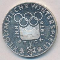 Ausztria 1974. 100Sch Ag XII. téli olimpia - Innsbruck 1976. T:1,1- eredetileg PP  Austria 1974. 100 Schilling Ag Winter Olympics Innsbruck 1976. C:UNC,AU originally PP