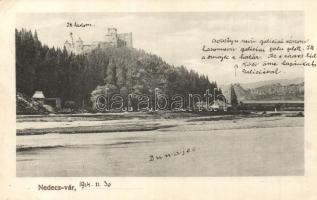 1914 Nedec, Niedzica (mai Lengyelország); Zamek Nedzica / Schloss Nedecz / Nedecz vára (EK)