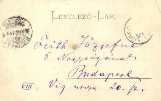 1900 Tátra, Tarpataki-völgy, Zerge szálló / Gross-Kohlbachthal, Gemsenwirt / hotel in the valles (EK...