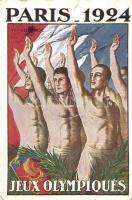 1924 Paris, Jeux Olympiques. VIIIe Olympiade / 1924 Summer Olympics advertisement postcard s: Jean Droit (r)