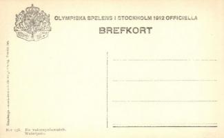1912 Stockholm, Olympiska Spelens Officiella. Nr. 138. En vattenpolomatch / 1912 Summer Olympics. Wa...