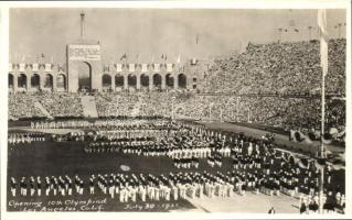 1932 Los Angeles, Opening 10th Olympiad. 1932 Summer Olympics