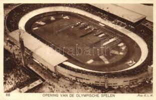 1928 Amsterdam, Olympische Spelen. Opening / 1928 Summer Olympics, opening ceremony. So. Stpl (EK)