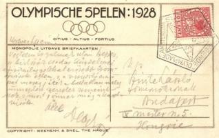 1928 Amsterdam, Olympische Spelen. Opening / 1928 Summer Olympics, opening ceremony. So. Stpl (EK)