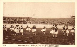 1928 Amsterdam, Olympische Spelen. Gymnastiek, Hongaarsche Damesdansen / 1928 Summer Olympics, Gymnastics, Hungarian Ladies folkdance