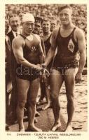 1928 Amsterdam, Olympische Spelen. Zwemmen. Tsuruta (Japan) Wereldrecord 200 . Heeren / 1928 Summer Olympics, Yoshiyuki Tsuruta gold medalist Japanese swimmer (EK)