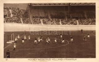 1928 Amsterdam, Olympische Spelen. Hockey-Wedstrijd Holland-Frankrijk / 1928 Summer Olympics, Field Hockey Game Netherland-France
