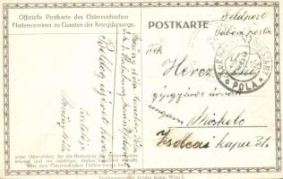 SMS Scharfschütze osztrák-magyar Haditengerészet Huszár-osztályú rombolója (Zerstörer) támadásban eg...