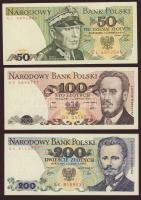 Lengyelország 1979. 50Zl, 100Zl, 200Zl T:I