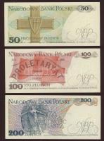 Lengyelország 1979. 50Zl, 100Zl, 200Zl T:I