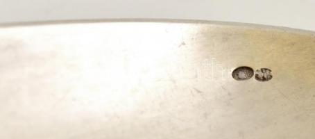 Ezüst (Ag.) merőkanál, jelzett, h:26 cm, nettó:121 g