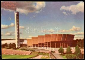 1952 Buzánszky Jenő (1925-2015) üdvözlő sorai és aláírása a Helsinki Olimpiáról Pfluger Dezsőnek (19...