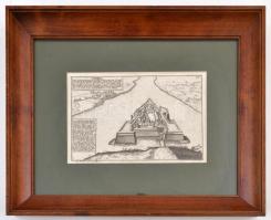 cca 1704 id. Gabriel Bodenehr (1664/1673-1758/1765): Comorra oder Comarinum, a komáromi erőd látképe...