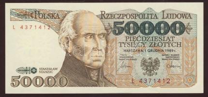 Lengyelország 1989.12.1. 50.000Zl T:I