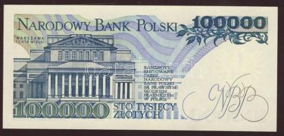 Lengyelország 1990.2.1. 100.000Zl T:I