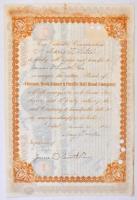 Amerikai Egyesült Államok 1879. "The Chicago Rock Island & Pacific Rail Road Company" ...