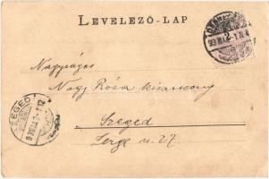 1899 Debrecen, Pavilon laktanya. Pongrácz Géza kiadása (EK)