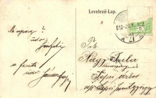 1912 Garamberzence, Hronská Breznica; vasútállomás / Bahnhof / railway station (Rb)