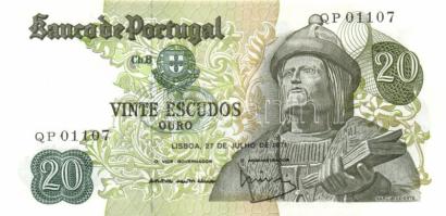 Portugália 1971. 20Esc T:I