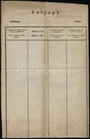 1856 Liptó vármegye, vétjegy, kézbesítési elismervény Okolicsányi Pál részére