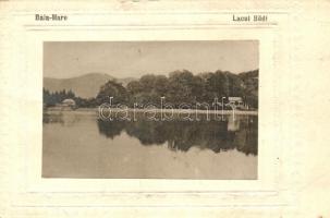 1940 Nagybánya, Baia Mare; Bódi tó. Aladar Frankovits / Lacul / lake. photo "1940 Nagybánya visszatért" So. Stpl (EB)