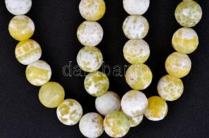 Sárga achát dupla soros karkötő