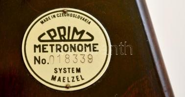 Prim retró csehszlovák metronóm, működik