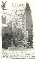 1899 New York, Broadway from City Hall Park, Syndicate Building (fa)
