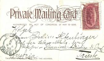 1899 New York, Broadway from City Hall Park, Syndicate Building (fa)