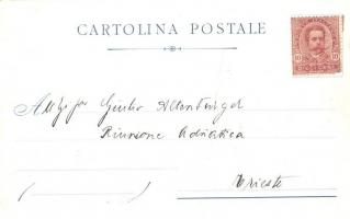 1898 Torino, Turin; Espos. Gen-le Italiana, Fronte Tripla e Fontane Luminose, Galleria delle Macchin...