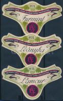 2 db Dreher sörcímke: Dreher Haggenmacher Nagyvárad, Mezey Ignác töltése, Nagyszalonta, Dreher Antal...