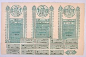 Bulgária 1925. "Banque Bulgare de Commerce" részvény 100L-ról, bolgár és francia nyelvű, b...