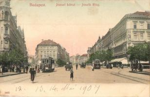Budapest VIII. József körút, villamos. Taussig Arthur 5465. (fl)