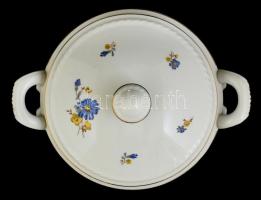 Leveses tál, matricás, jelzés nélkül, hibátlan, 31×24 cm